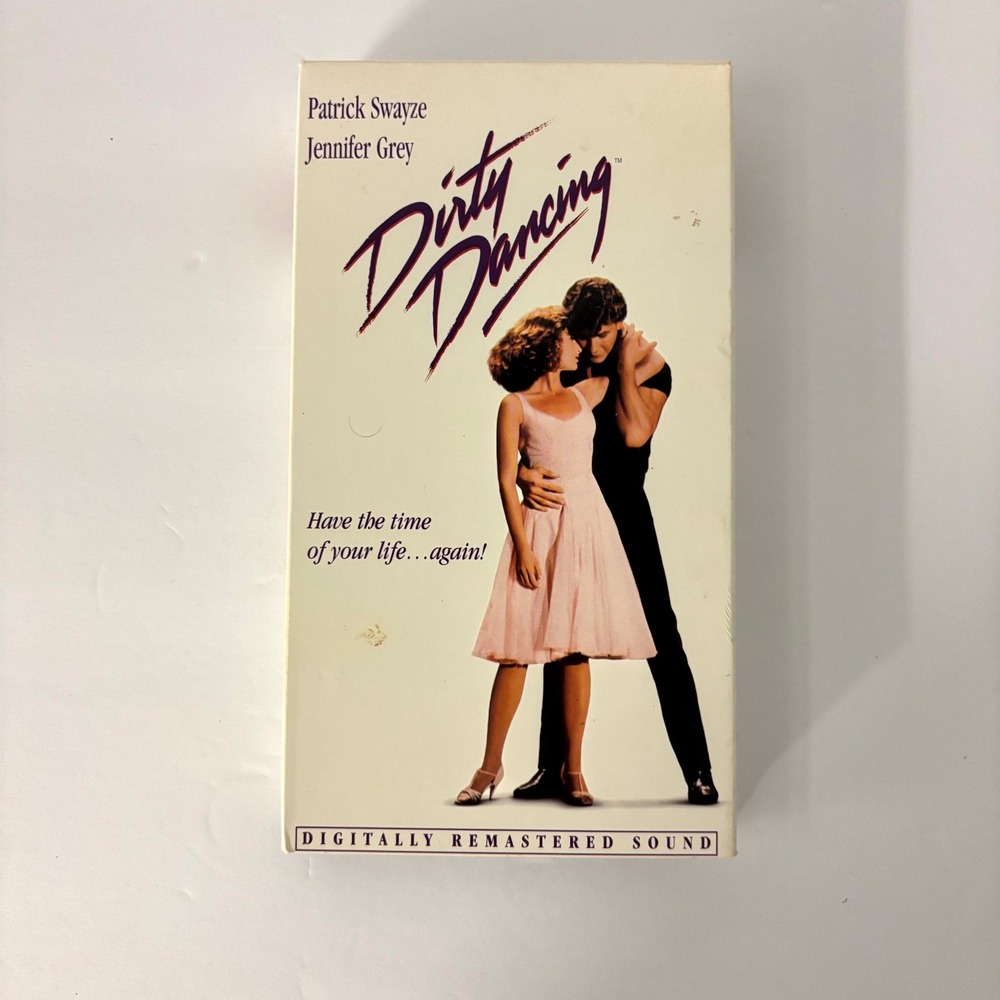 Dirty Dancing VHS Patrick Swayze Jennifer Grey Digitally Remastered Hi-Fi Artisa